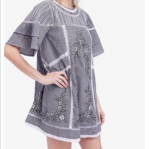 Free people sunny day embroidered dress